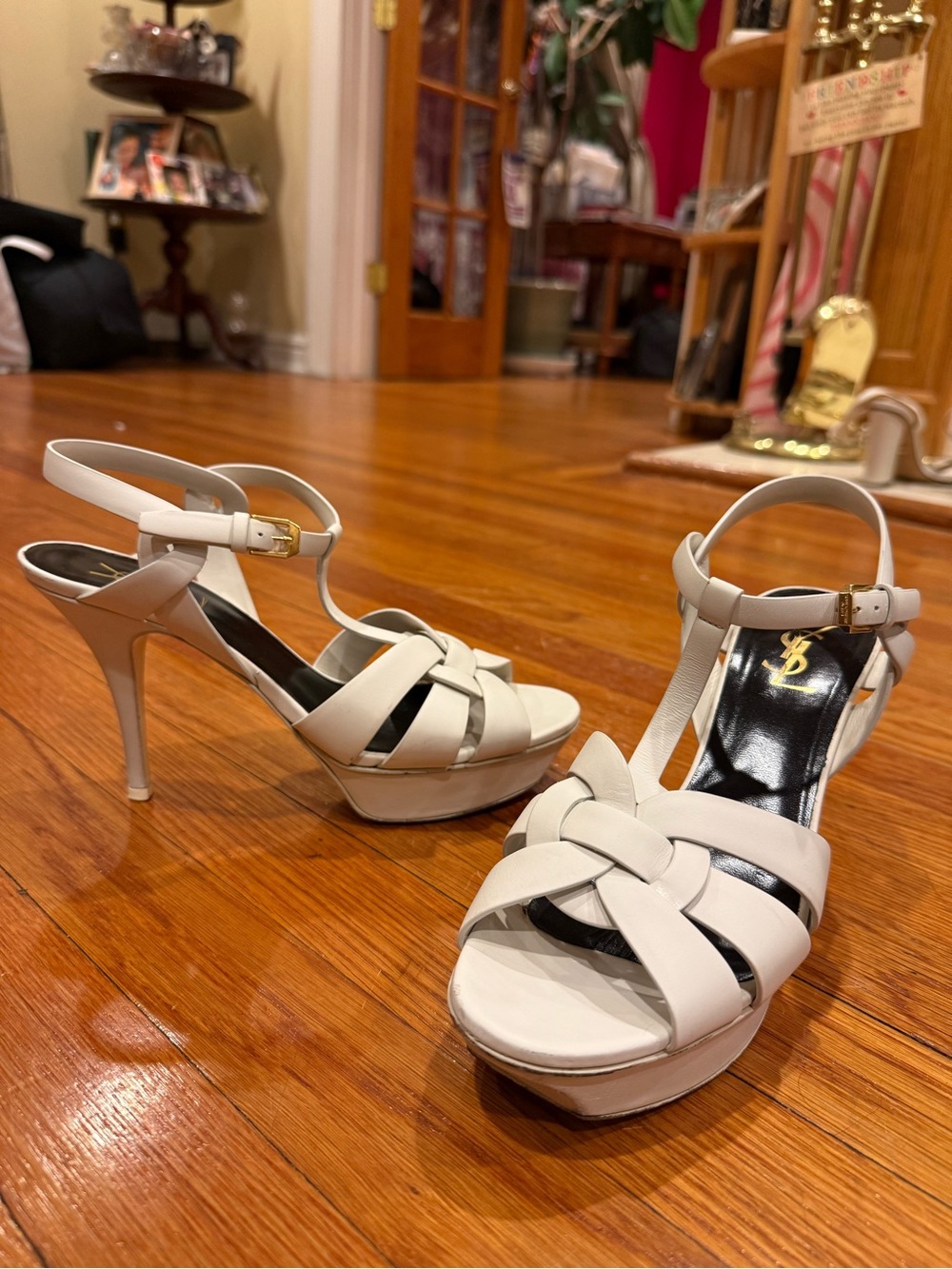 Saint Laurent Paris YSL Tribute 315490 Platform Sandals – EU 40